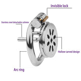 Loyalty Husband Flat Small Chastity Cage material finish close | 3d-chastity