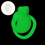 Luminous ABS Male Chastity Device material finish close | 3d-chastity