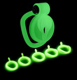 Luminous ABS Male Chastity Device rear | 3d-chastity