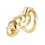 Aluminum Alloy Luxury Chastity Cage side | 3d-chastity