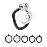Male Chastity Cage with Clear Cage side | 3d-chastity
