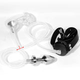 Male Chastity CockCage with Piss Urinal Flow Into Mouth Plug Gag Catheters Cage main product | 3d-chastity