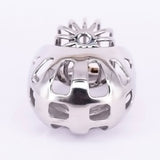 Male Chastity Cage with Scrotum Testicle Pouch material finish close | 3d-chastity
