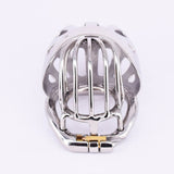 Male Chastity Cage with Scrotum Testicle Pouch lock and ring | 3d-chastity