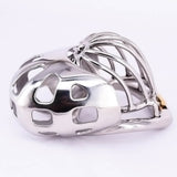 Male Chastity Cage with Scrotum Testicle Pouch wearing | 3d-chastity