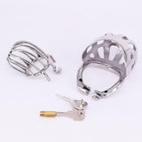 Male Chastity Cage with Scrotum Testicle Pouch full kit | 3d-chastity