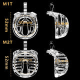 Male Micro Chastity Cage with Urethral Catheter wearing | 3d-chastity