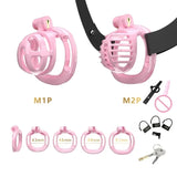 Micro Chastity Cage with Urethral Catheter