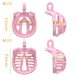 Male Micro Chastity Cage with Urethral Catheter lock and ring | 3d-chastity