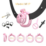 Male Micro Chastity Cage with Urethral Catheter rear | 3d-chastity