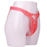 Male Pink Cross-Dressing Chastity Belt lock and ring | 3d-chastity