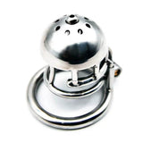 Male Through Hole PA Chastity Device lock and ring | 3d-chastity