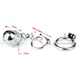 Male Through Hole PA Chastity Device material finish close | 3d-chastity