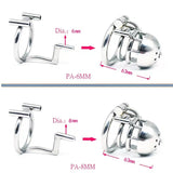 Male Through Hole PA Chastity Device front | 3d-chastity