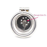 Male Through Hole PA Chastity Device size and shape | 3d-chastity