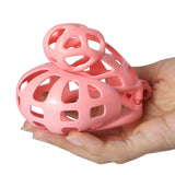 Pink Mamba Chastity Cage With Balls Cage - 3d-chastity