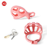 Pink Mamba Chastity Cage With Balls Cage - 3d-chastity