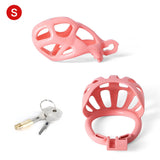 Pink Mamba Chastity Cage With Balls Cage - 3d-chastity