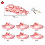 Spiked Pink Mamba Chastity Cage rear | 3d-chastity
