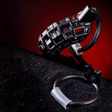 Mesh Hollow ABS Chastity Cage wearing | 3d-chastity