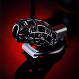 Mesh Hollow ABS Chastity Cage side | 3d-chastity