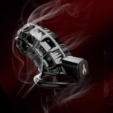 Mesh Hollow ABS Chastity Cage lock and ring | 3d-chastity