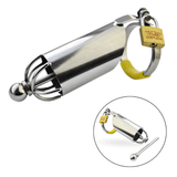 Metal Chastity Cage 4 Inch Long main product | 3d-chastity