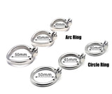 Metal Chastity Cage 2.56 Inch Long rear | 3d-chastity