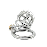 Metal Chastity Cage 2.56 Inch Long wearing | 3d-chastity