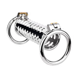 Metal Double Ended Chastity Cage side | 3d-chastity