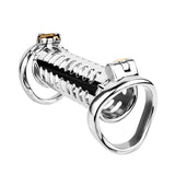 Metal Double Ended Chastity Cage wearing | 3d-chastity