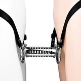 Metal Double Ended Chastity Cage material finish close | 3d-chastity