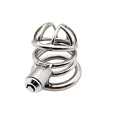 Metal Press Type Small Chastity Cage main product | 3d-chastity