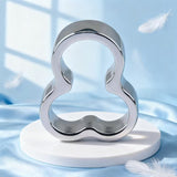 Metal Restraint Chastity Ring size and shape | 3d-chastity
