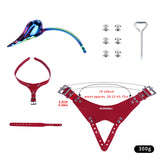 Metal Shell Shaped Chastity Belt Invisible wearing | 3d-chastity