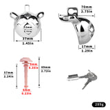 Meteor Chastity Lock front | 3d-chastity