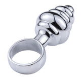 Steel Mini Butt Plug Chastity Cage wearing | 3d-chastity