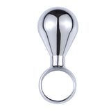 Steel Mini Butt Plug Chastity Cage material finish close | 3d-chastity
