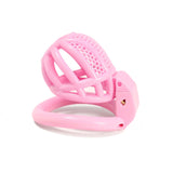 Mini Honeycomb Chastity Device with 4 Rings wearing | 3d-chastity