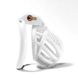 Mini Honeycomb Chastity Device with 4 Rings front | 3d-chastity