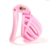 Mini Honeycomb Chastity Device with 4 Rings side | 3d-chastity
