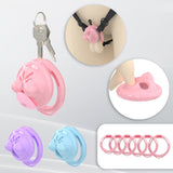 Mini Soft Silicone Chest Chastity Cage side | 3d-chastity