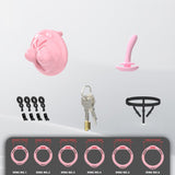 Mini Soft Silicone Chest Chastity Cage wearing | 3d-chastity