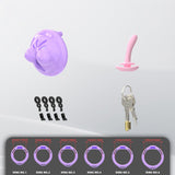 Mini Soft Silicone Chest Chastity Cage size and shape | 3d-chastity