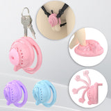 Mini Soft Silicone Pussy Chastity Cage side | 3d-chastity