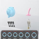 Mini Soft Silicone Pussy Chastity Cage front | 3d-chastity