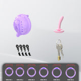 Mini Soft Silicone Pussy Chastity Cage material finish close | 3d-chastity