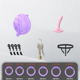 Mini Soft Silicone Pussy Chastity Cage size and shape | 3d-chastity