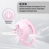 Mini Urine Nouth Flat Chastity Cage wearing | 3d-chastity