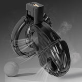 Monster Chastity Cage Adjustable material finish close | 3d-chastity